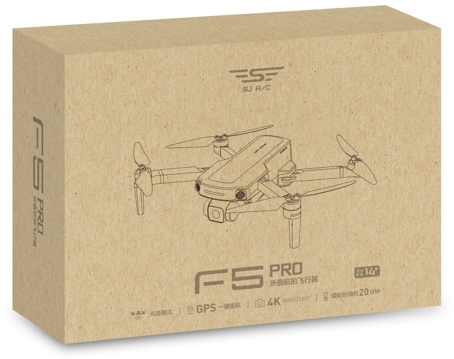 Квадрокоптер SJRC F5S с подвесом и камерой 4K 5G GPS RTF - F5S 4K PRO