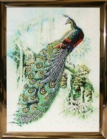 Картина Павлин с кристаллами Swarovski (1335)