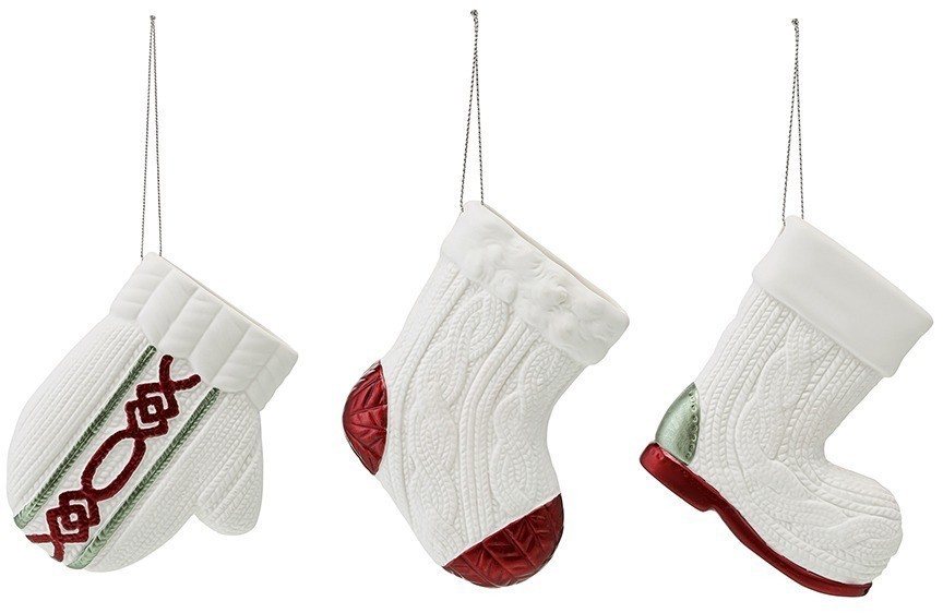 Набор ёлочных украшений warming tale из коллекции new year essential, 3 шт. (78339)