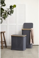 Корзина для белья neat tall, 41х35х74 см, серая (77871)