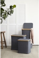 Корзина для белья neat tall, 41х35х74 см, серая (77871)