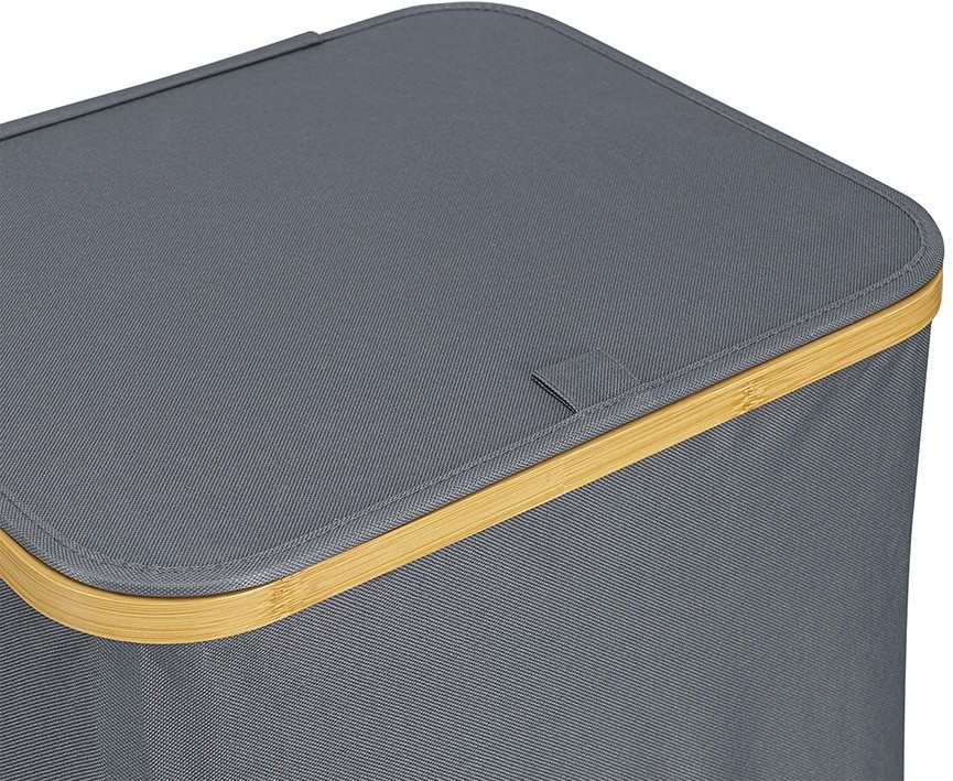 Корзина для белья neat tall, 41х35х74 см, серая (77871)