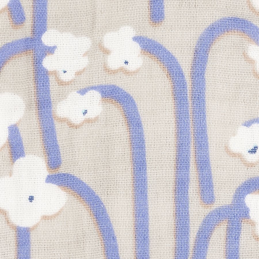 Набор из двух муслиновых полотенец с принтом Полярный цветок из коллекции scandinavian touch, 50х70 см (73645)