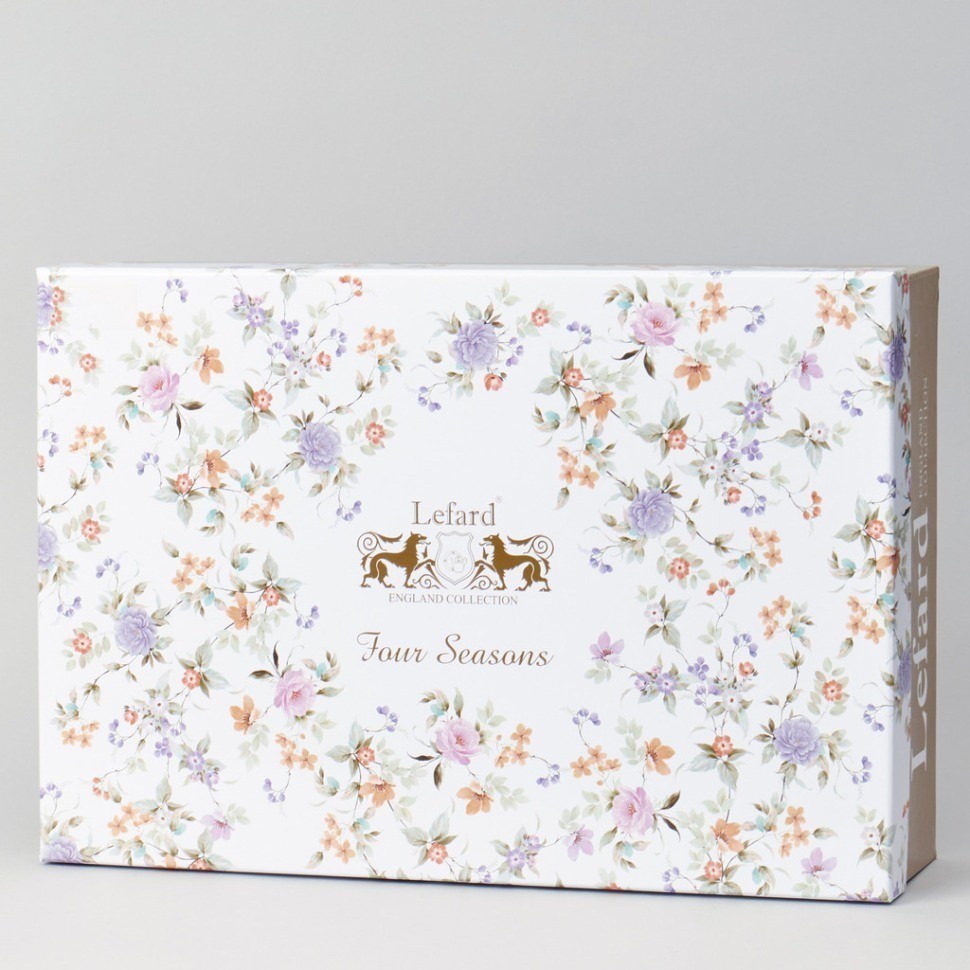 Чайный набор lefard "времена года" на 6 пер. 12 пр. 250 мл голубой (42-565)