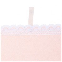 Набор полотенец из 2-х шт &quot;розочка&quot;,50х30см, махра персик+рогожка  роз. 100% хлопок SANTALINO (850-453-96)