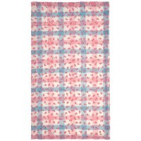 Набор полотенец из 2-х шт &quot;розочка&quot;,50х30см, махра персик+рогожка  роз. 100% хлопок SANTALINO (850-453-96)