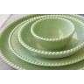 Тарелка суповая Tiffany, зелёная, 20 см, 0,75 л - EL-R2701/TIFG Easy Life
