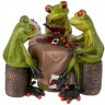 Фигурка декоративная "лягушки играют в карты" 15,5х13,2х13 см Lefard (146-2108)