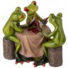 Фигурка декоративная "лягушки играют в карты" 15,5х13,2х13 см Lefard (146-2108)