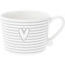 Bastion Collections Кружка White Little Big Нearts Black RJ/CUP 016 BL