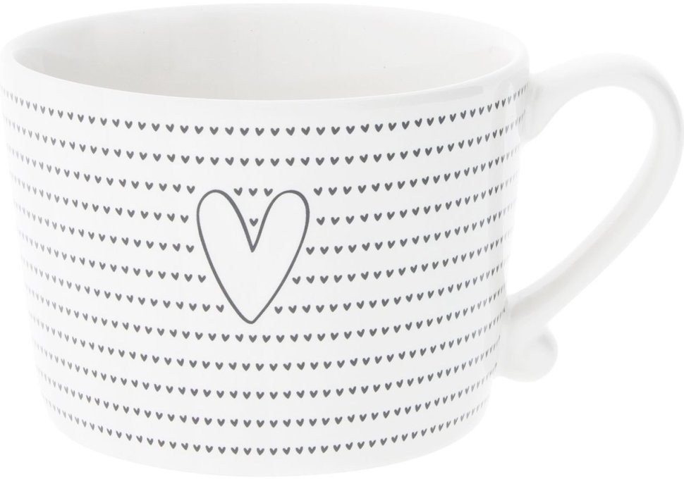 Bastion Collections Кружка White Little Big Нearts Black RJ/CUP 016 BL