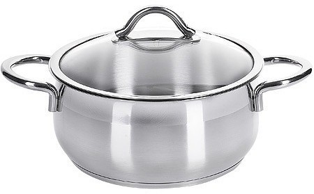 Кастрюля с крышкой 3 л из нержавеющей стали Турция Home Perfect (80462)