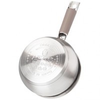 Ковш agness со стекл. крышкой серия apple 1,9 л. 16x9.5 смцвет: кофейный (937-371)