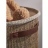 Корзина для хранения sustainable collection, D37х52 см, бежевая (77679)