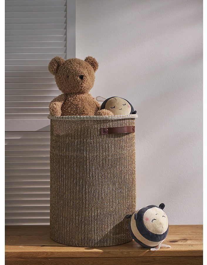 Корзина для хранения sustainable collection, D37х52 см, бежевая (77679)