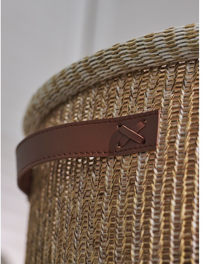 Корзина для хранения sustainable collection, D37х52 см, бежевая (77679)