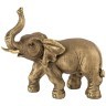 Фигурка декоративная "слон малый" высота 38 см цвет: бронза с позолотой ИП Шихмурадов (169-375)