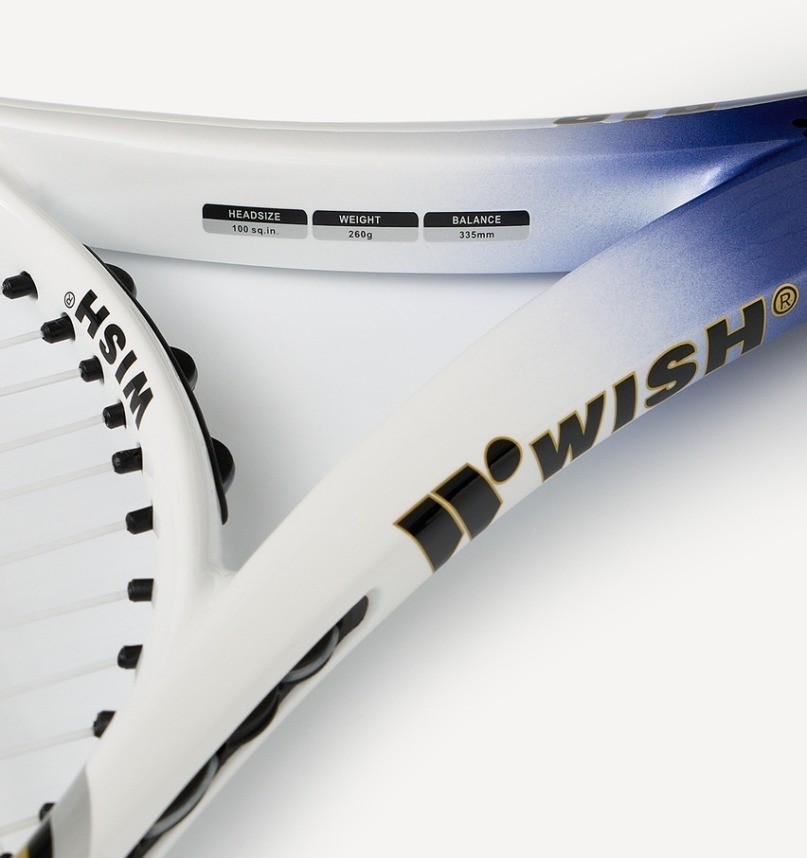Ракетка для большого тенниса WISH Air Flex 818 27", синий/белый (2117006)