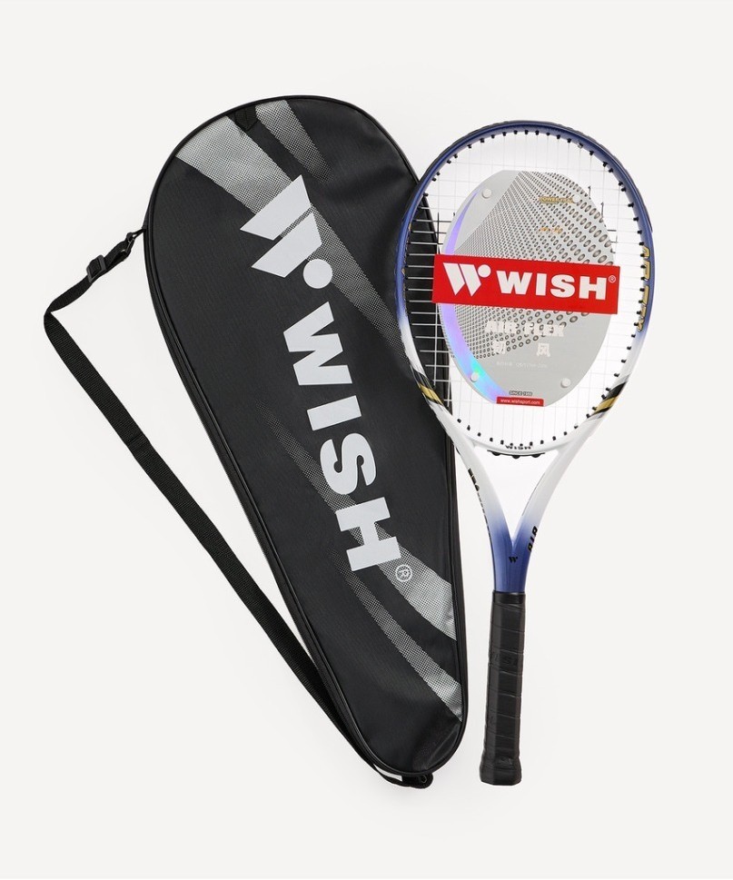 Ракетка для большого тенниса WISH Air Flex 818 27", синий/белый (2117006)