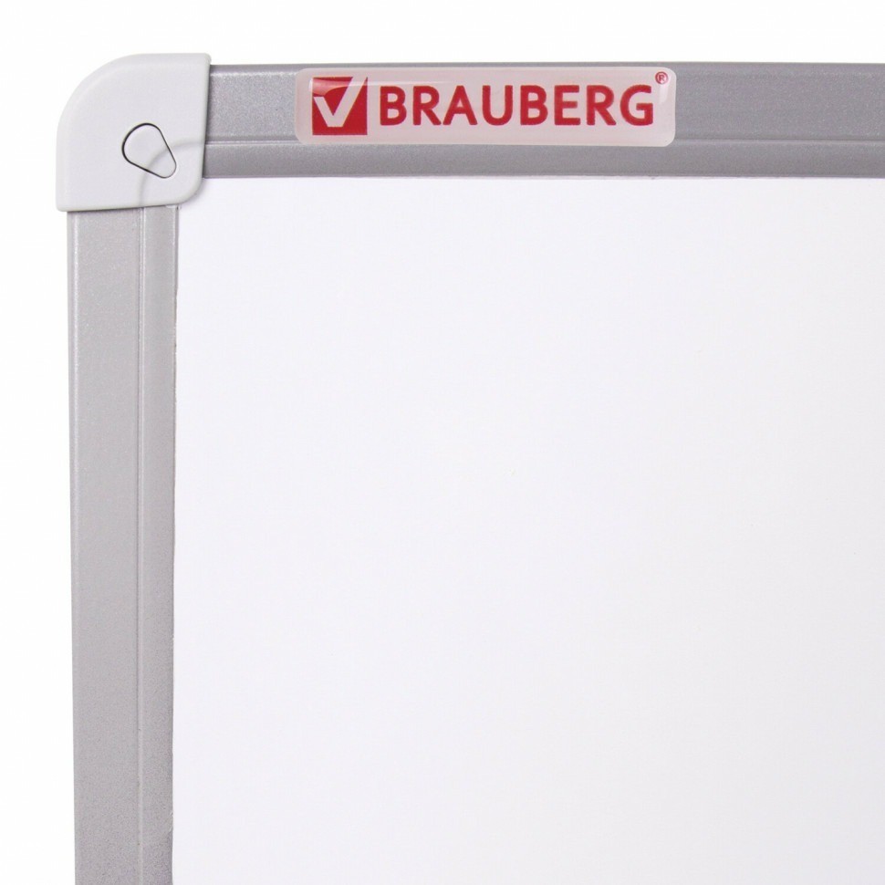 Доска магнитно-маркерная 70х50 см алюминиевая рамка Brauberg 238185 (89719)