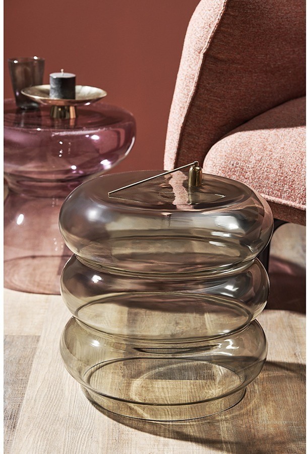 Столик приставной vivlend, D38 см, серо-зеленый (77952)