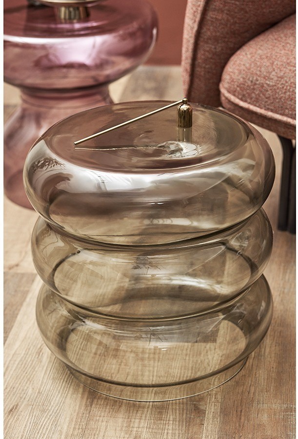 Столик приставной vivlend, D38 см, серо-зеленый (77952)