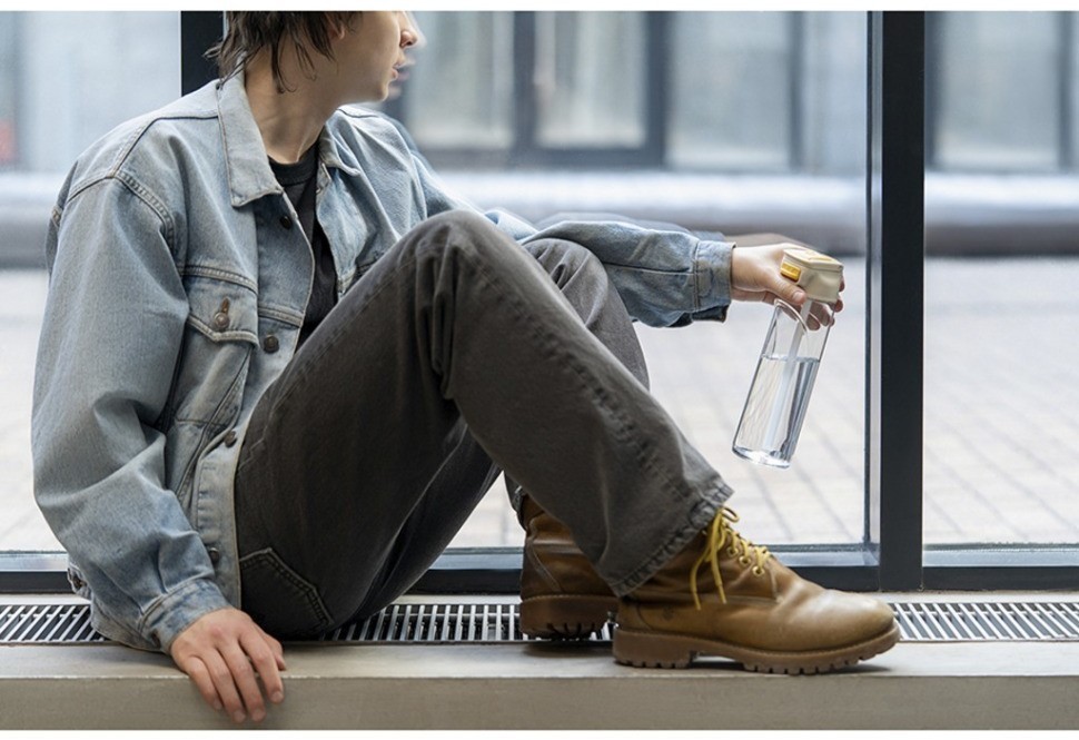 Бутылка для воды fresher, 750 мл, желтая (74668)