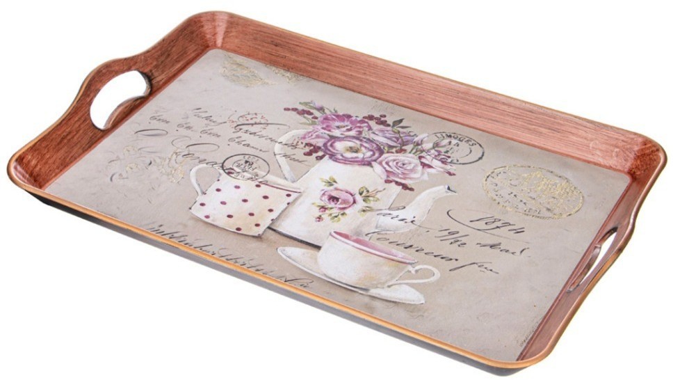 Поднос коллекция "старинный прованс" 52,5*34,5*5 см Lefard (106-657)