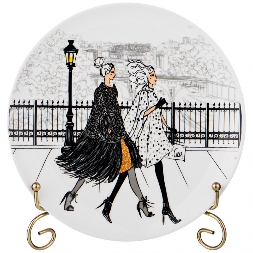 Тарелка  "fashion queen" 20,5 см Lefard (359-584)