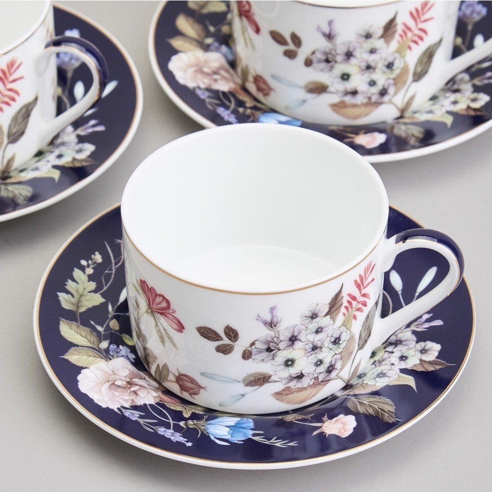 Чайный набор lefard "belle" на 6 пер. 12 пр. 190 мл (86-2553-1)