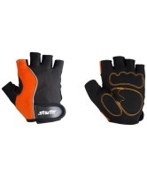 Перчатки для фитнеса SU-108, оранжевый/черный (155320)