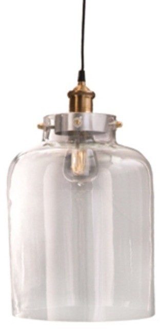 Люстра Филамен 8130, стекло, металл, clear/brass, RESTORATION HARDWARE