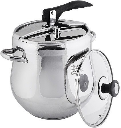 Скороварка 9л.+ стек. крышка нержавейка (800-09)