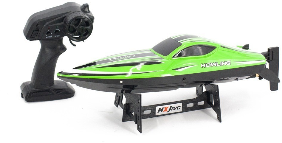 Радиоуправляемый катер Chasing Waves PRO с сумкой (41 см, 55 км/ч, Brushless) (HJ818PRO-GREEN-BAG)