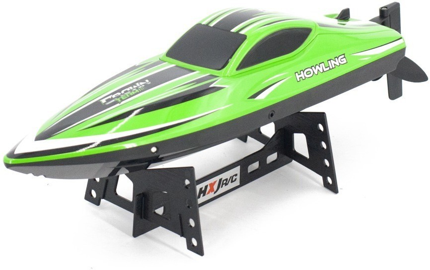 Радиоуправляемый катер Chasing Waves PRO с сумкой (41 см, 55 км/ч, Brushless) (HJ818PRO-GREEN-BAG)