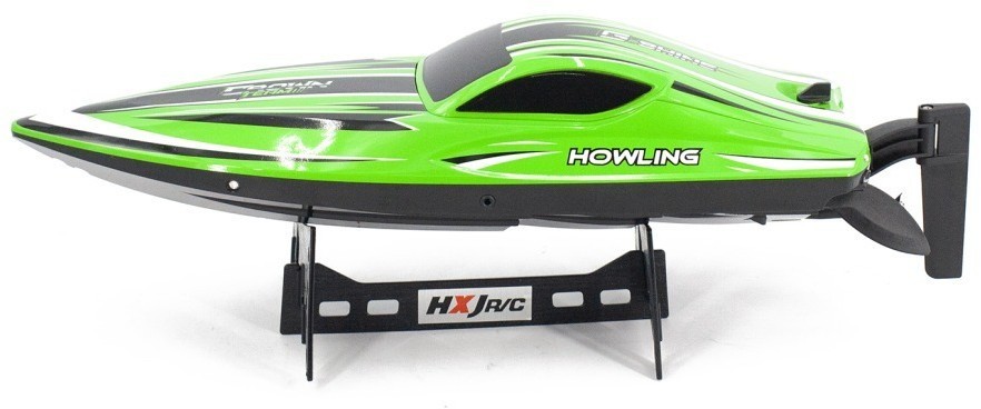 Радиоуправляемый катер Chasing Waves PRO с сумкой (41 см, 55 км/ч, Brushless) (HJ818PRO-GREEN-BAG)