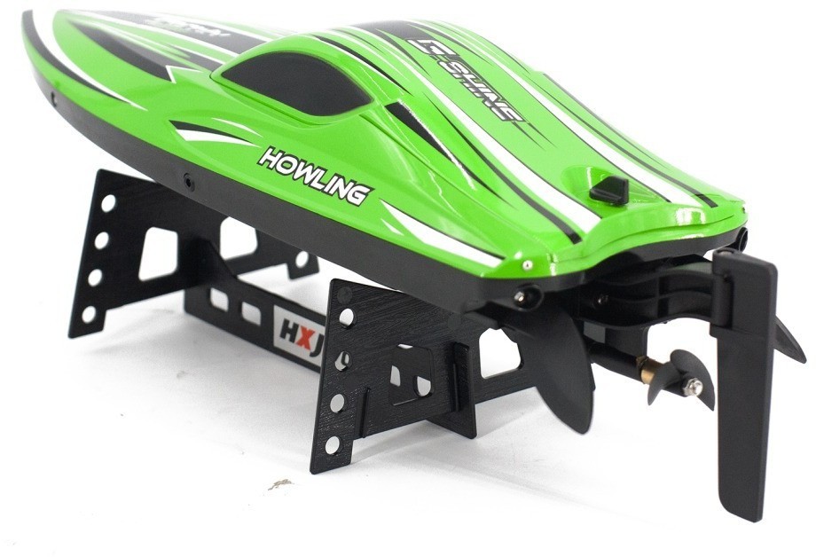 Радиоуправляемый катер Chasing Waves PRO с сумкой (41 см, 55 км/ч, Brushless) (HJ818PRO-GREEN-BAG)