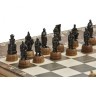 Шахматы малые "Ледовое побоище" чернение (31420)