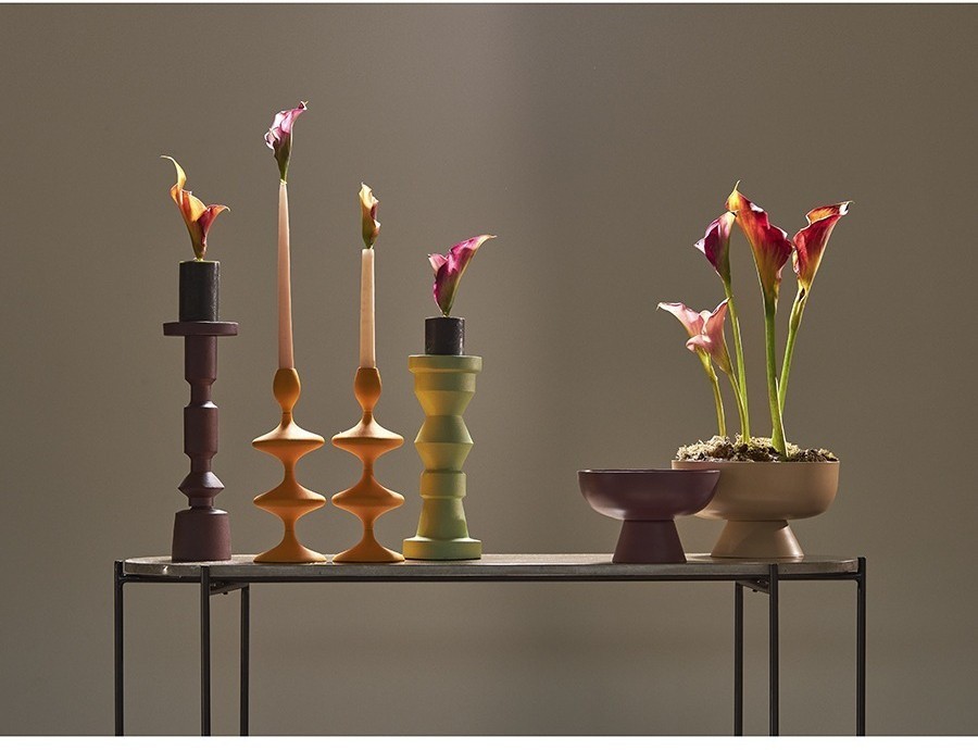 Блюдо на ножке vivlend, D25,5 см, бежевое (76222)