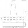 Люстра подвесная прямоуг. 120см (TT-00013013)