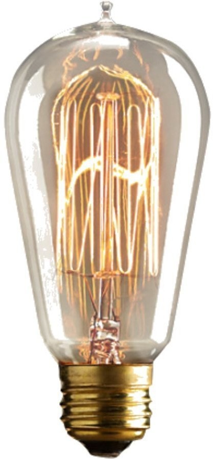 Лампа накаливания ST57, металл, стекло, bronze/clear, RESTORATION HARDWARE