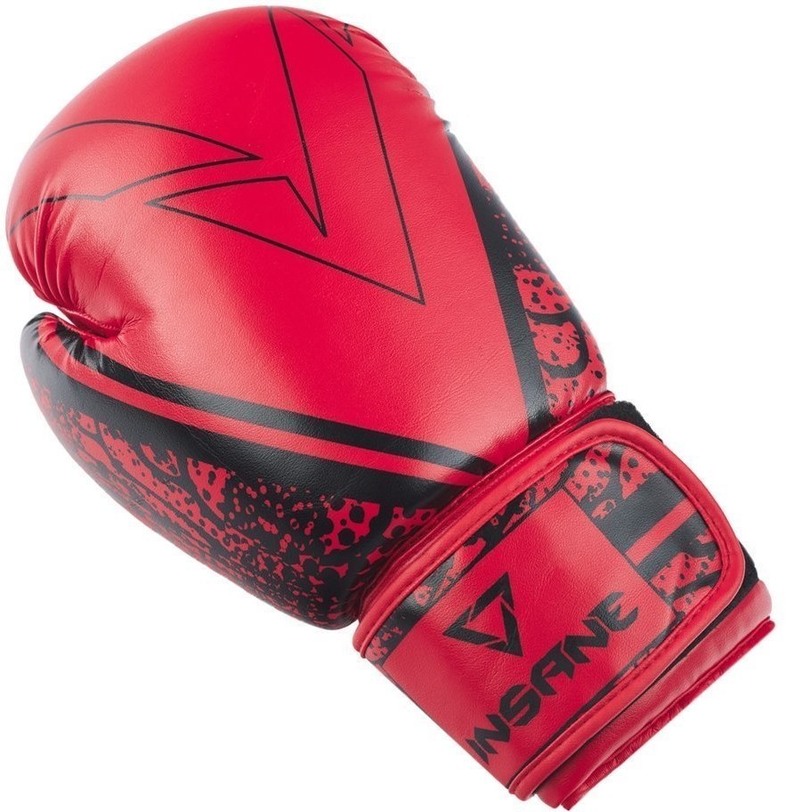 Перчатки боксерские ODIN, ПУ, красный, 12 oz (1738639)