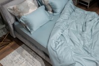 Пододеяльник тенсель бирюзовый 220*200 (TT-00011360)