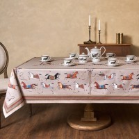 Скатерть &quot;passage&quot; 140х300см ,капучино,100% хлопок с пропиткой,твил Lefard (850-760-22)