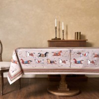 Скатерть &quot;passage&quot; 140х300см ,капучино,100% хлопок с пропиткой,твил Lefard (850-760-22)