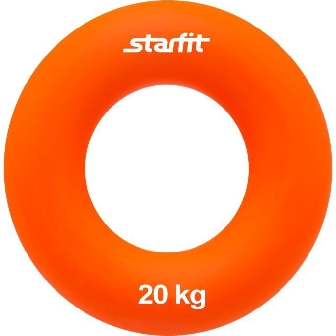 Эспандер кистевой ES-403 "Кольцо", диаметр 7 см, 20 кг, оранжевый (625509)