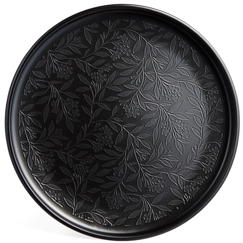 Набор тарелок обеденных  bronco "choice black" 26,5 см 4шт (191-356-1)