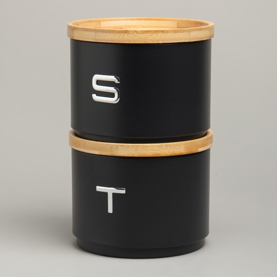 Набор банок agness для сыпучих, 11х16 см, штабелируемые (790-389)