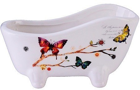 Подставка для губки Бабочки в саду LORAINE (60122)