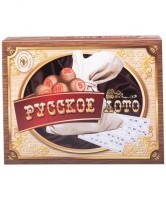 Лото 052-11, бочонок деревянный, картонная коробка, коричневый (499294)